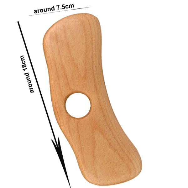 Wood Gua Sha Massage Tool for Lymphatic Drainage and Handy Scraping Shelf Life 1 Year