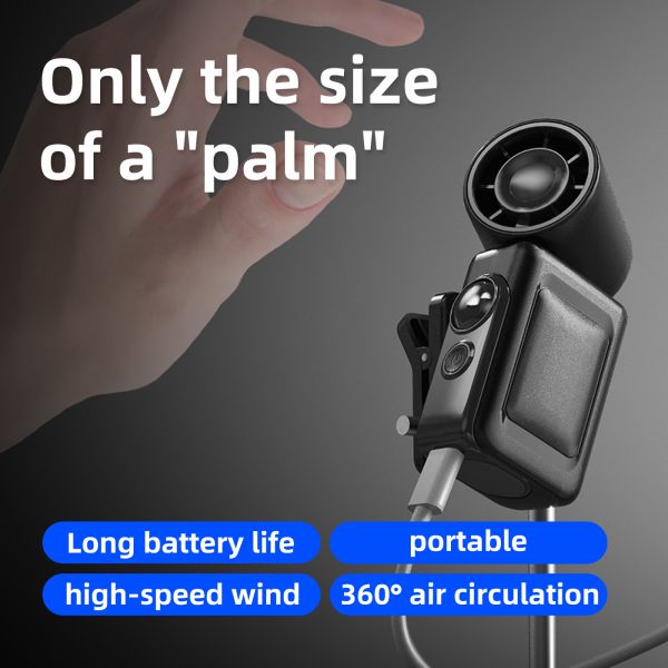 M6 Cooling Wind Fan Precision-Crafted Core Easy To Carry Portable Neck Fan