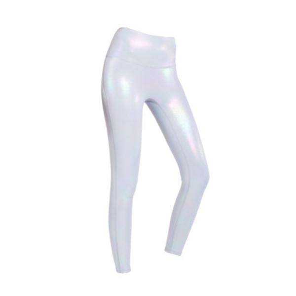 Yoga Shiny Bronzing Workout Leggings Tights High Waist Hip Lift Fitness Yoga Tights