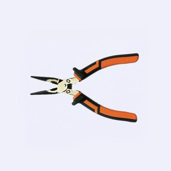 7 In 170.5g Long Nose Pliers Heavy Duty Battery Cable Crimping Tool