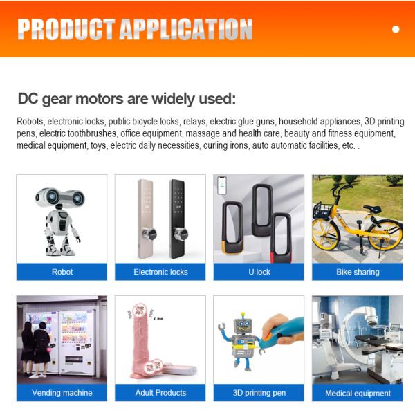 Brushless Electric DC Spur Gear Motor 37mm Diameter Long Life Span