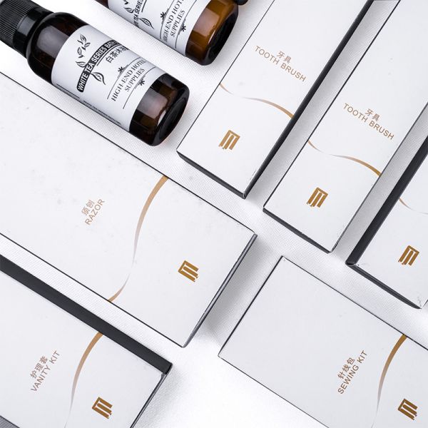 Disposable Room Guest Hotel Amenities Kit Transfer Logo Printing