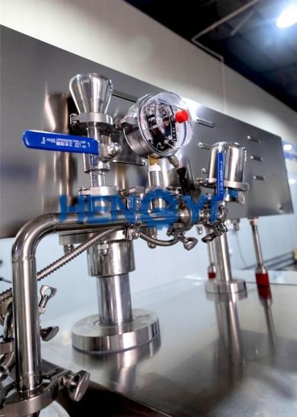 Stainless Steel Hydraulic Lift Vacuum Emulsifying Mixer Machine 50L