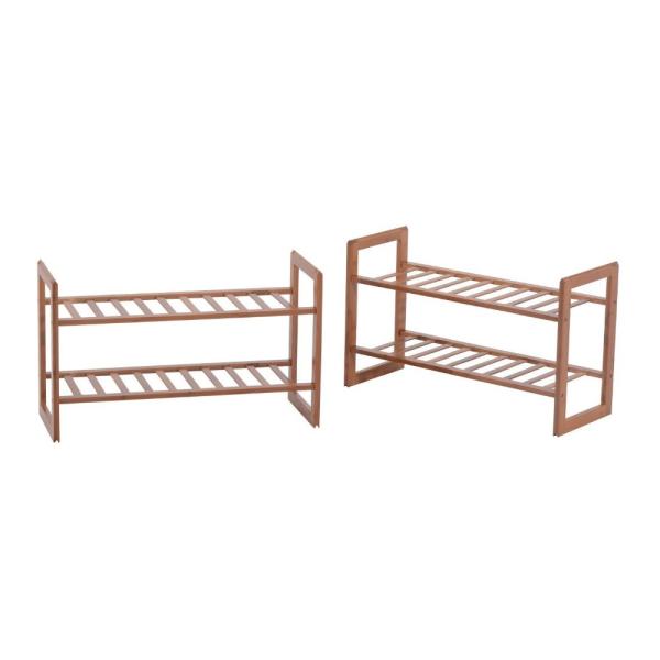 Wooden Shoe Storage Organizer Tack Living Room Furniture 26.7L X 10.2W X 31.5H