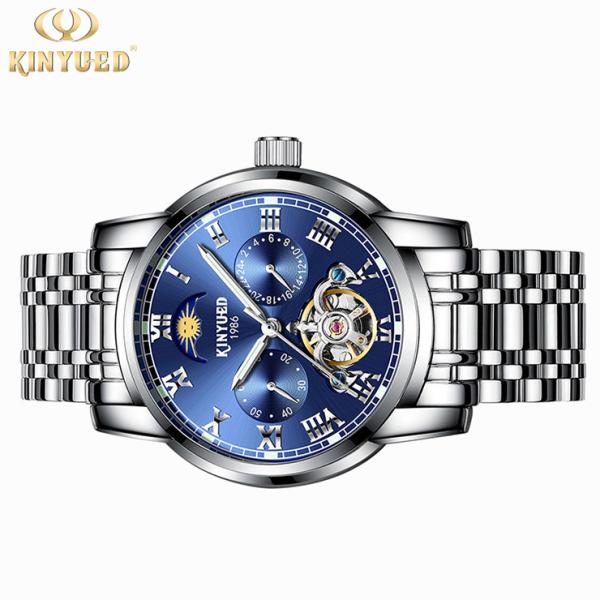 KINYUED Fashion Classic Brand Luxury Watch Automatic Mechanical Watch For Men Business Wrist Watch