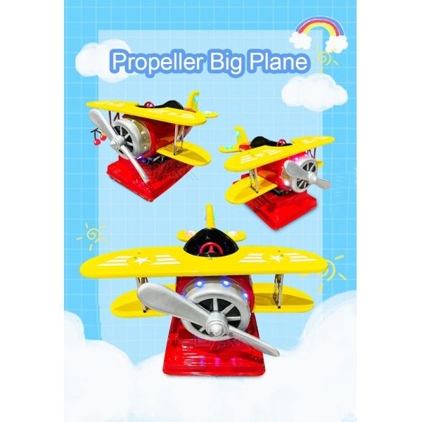 Propeller Big Plane Outdoor Happy Amusement Park Rides Playground Game For Kids