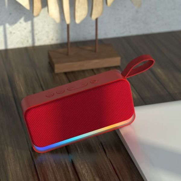 Lightweight Portable Bluetooth Speakers 6.5W RGB Light Bluetooth Speaker For Outdoor / Parties