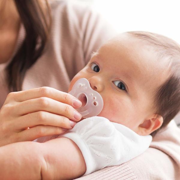 Feeding Balance Plus Stage 1 Cylindrical Baby, Newborn and Infant Pacifier - Developed with Pediatric Feeding Specialist