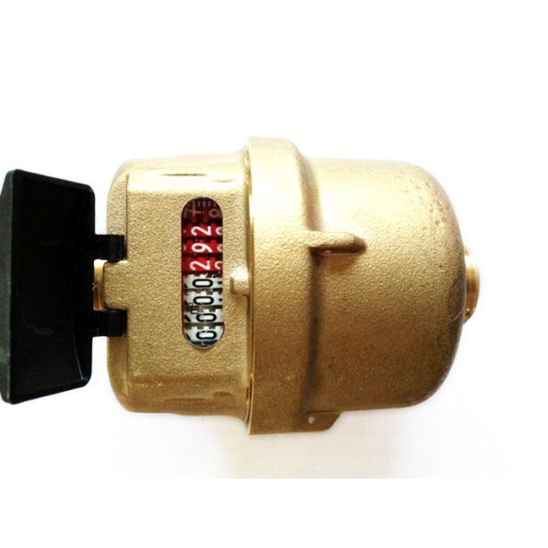 Municipal Dry Dial Volumetric Brass Water Flow Rate Meter For Household LXH-15A
