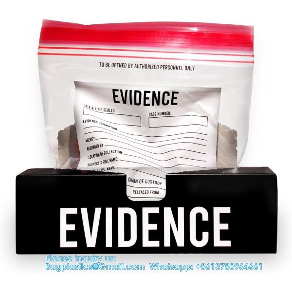 Evidence Bags, organizer, storage bag Funny Party Favor Treat Bags Great For Halloween And Police Parties.