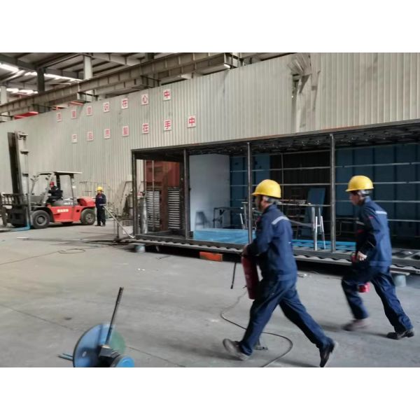 Expansion 20hc Steel Prefabricated Homes With Curtain