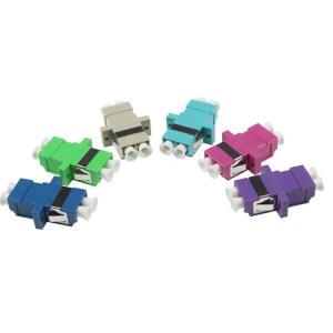Acoplador frente e verso multimodo Singlemode OM3 OM4 da fibra do LC LC com