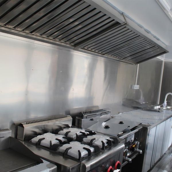 Motorcycle Food Cart Business 2300*1650*2300mm Size Electric Hot Dog Vending Trailer