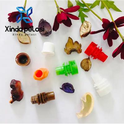 Bulk Colorful 100% Food Grade Plastic Spout Pouch Cap Seal Anti-Theft Ring Nozzle Cap