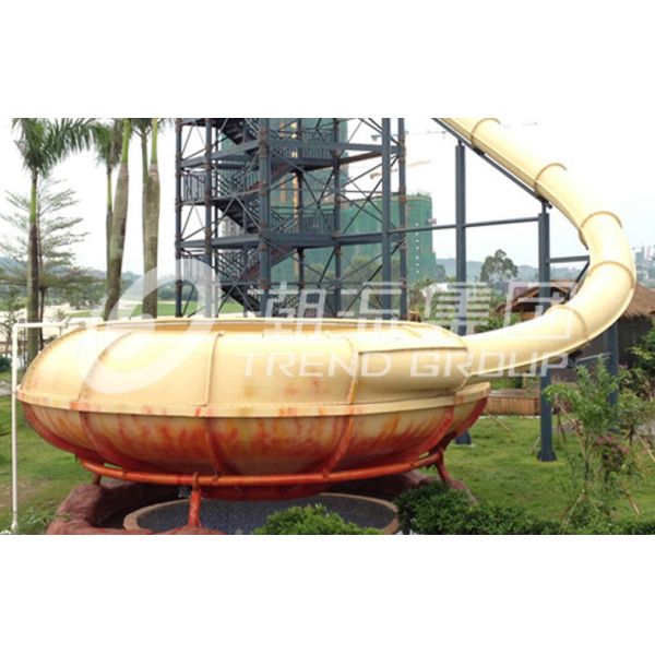 Outdoor Fiberglass Water Slide Games for One Person Per Time , Adult Used in Giant Water Park