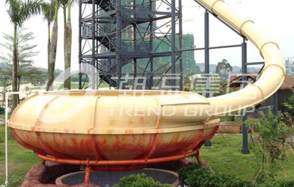 Outdoor Fiberglass Water Slide Games for One Person Per Time , Adult Used in Giant Water Park
