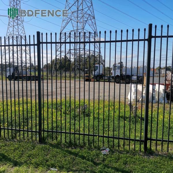Premium Finish Tubular Steel Fence Elegant Appearance