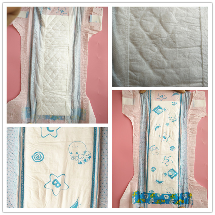 Breathable Infant Baby Diapers , Cute Disposable Diapers S M L XL XXL