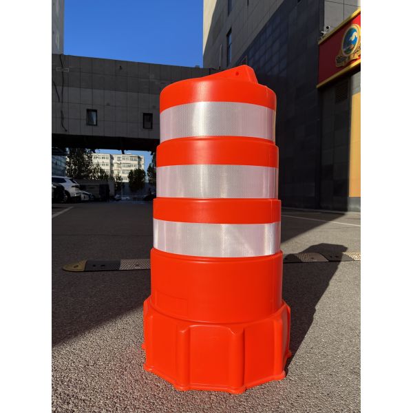 JST Barriers 1100mm South American 15kgs Traffic Drum Barrels RED Crash Safety Traffic Barrel Road Orange Barrier Heavy Duty 