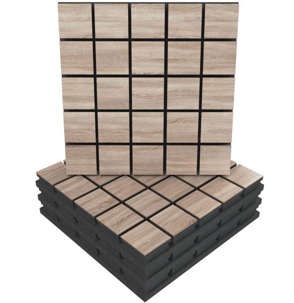 Wholesale Inner Decoration Items China Made Polyester Fiber Soundproof Wall Boards and Wood Slat Acoustic Panels