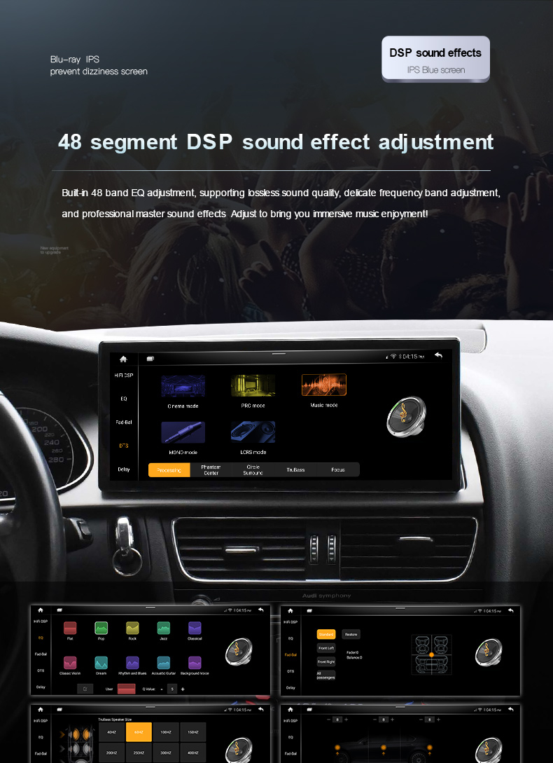 10,25-дюймовое автомобильное радио Android Audi A3 8p Android с автомагнитолой