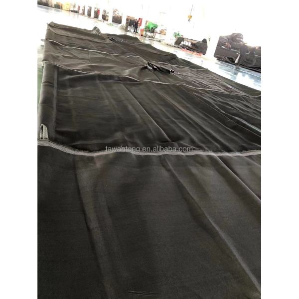Черный PP Geotextile Geotube для защиты банков и крыши садовой дорожной основы