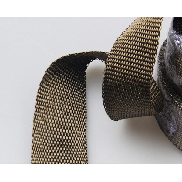 Honda / Suzuki Auto / Motorcycle Exhaust Slip On Mufflers With Basalt Fiber Titanium Wraps