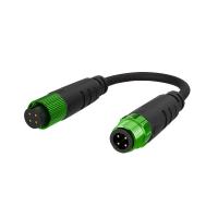Connecteur de câble imperméable à l'eau de type Y 500V Connecteur de câble en nylon IP67 parallèle