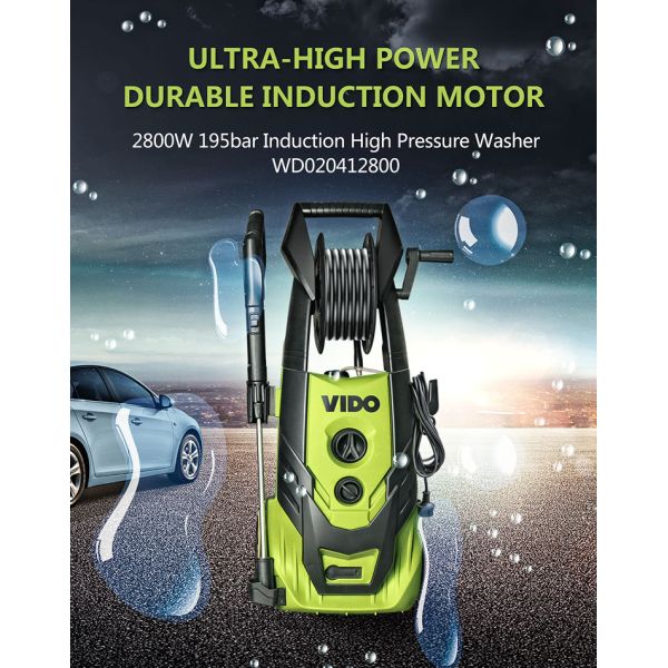 каталка мойки спрейера портативной промышленной электрической высокой шайбы силы давления водоструйной более чистая