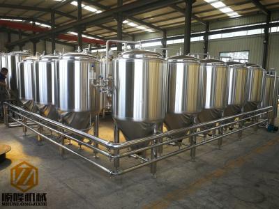 300L Top Manhole Cylindro Conical Fermenter 60 Degree Cone Stainless Steel Material