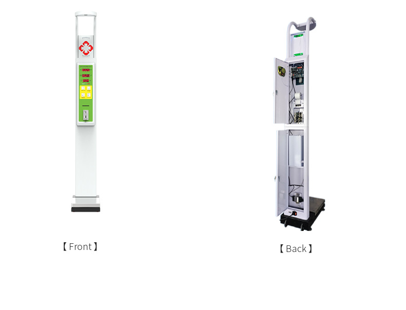Durable Coin Operated Body Height Weight BMI Machine Weighing Scale with OBM Support
