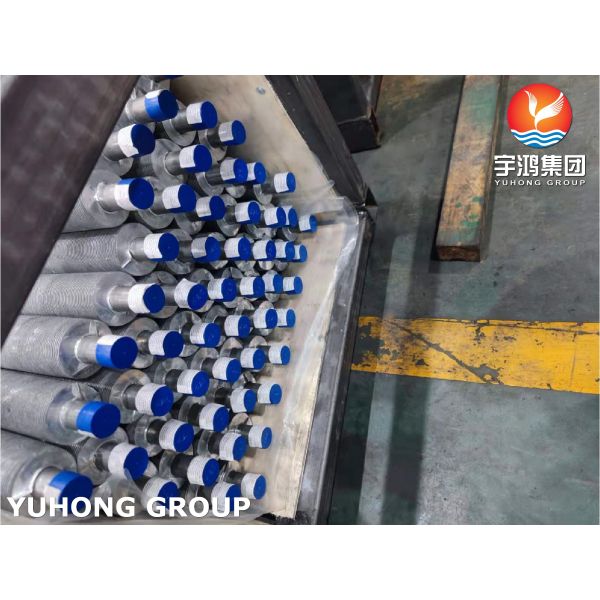 ASTM B163 UNS N08825, Incoloy825 Extruded Finned Tube With Aluminum Fins For Heat Exchanger