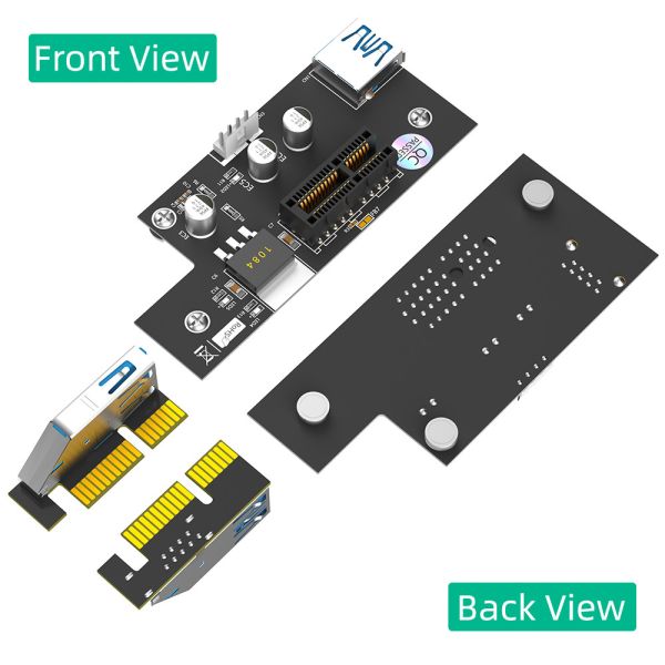 GPU PCI Express 1X до 1X / 4x / 8x / X16 Riser Card Extender с магнитными подставками