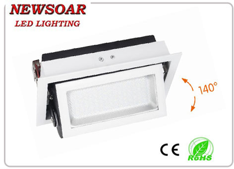adjustable angle 140 ° SMD Epistar led downlight us with CE&ROHS SAA EMC approved
