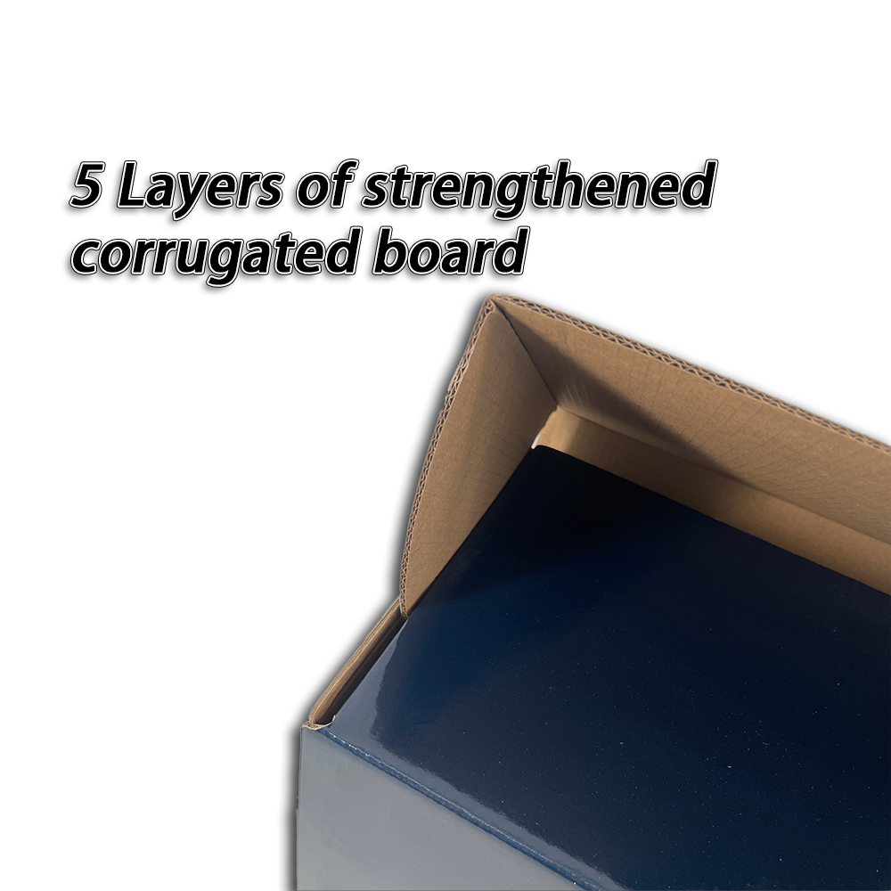 Factory Original Custom Kraft Paper Box Auto Spare Parts Packaging with Logo Embossed and Matt Laminated Corrugated Board