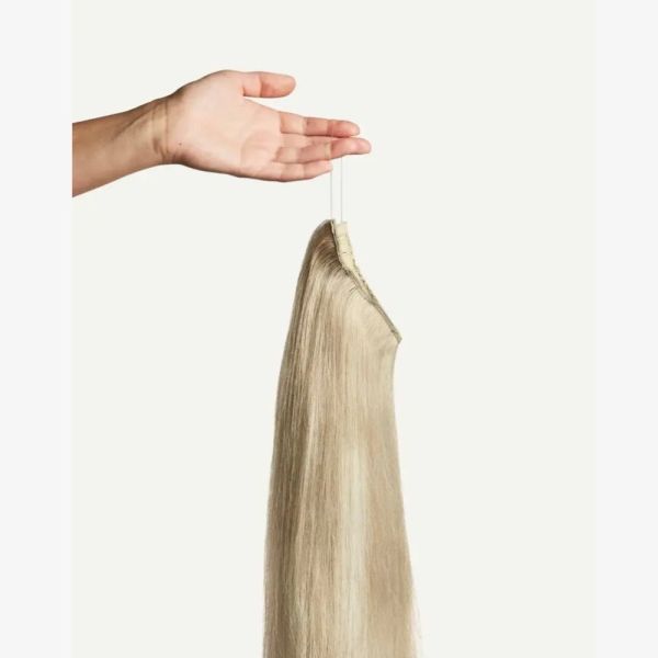 Indian Hair Flip in Hair Fish Wire Hair Extension with Human Hair Type Halohair-231014