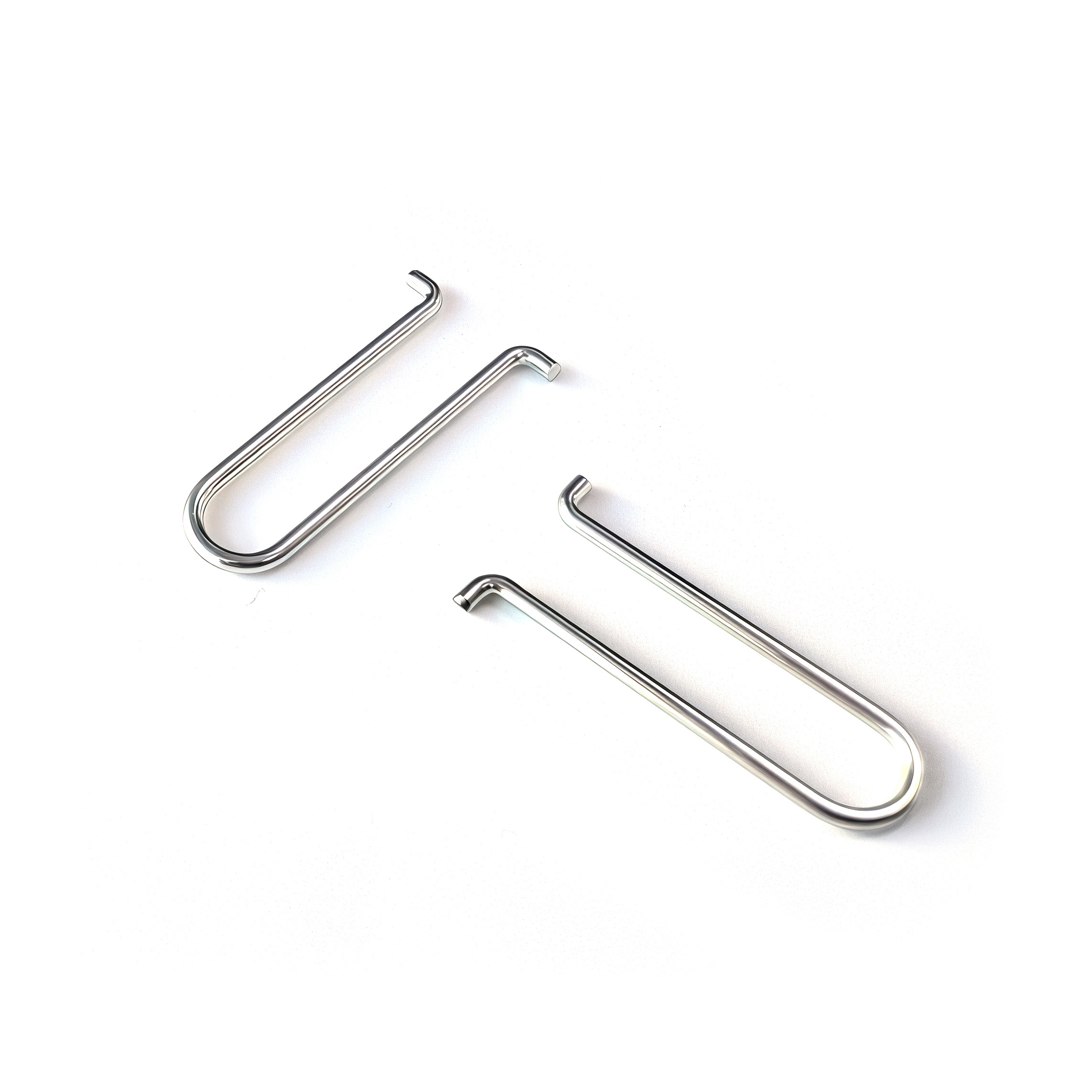 Custom Wire Formed U-Shaped Spring Pin CNC Wire Bending Wire Form Clip OEM Precision Bent Wire with Double Small End Hooks
