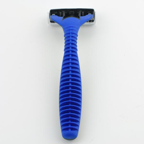 Hotel Travelling Stainless Steel Triple Blade Manual Disposable Razor for Men