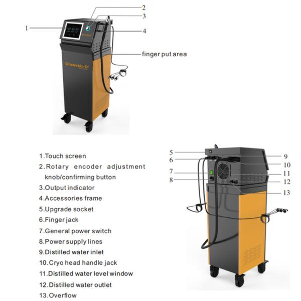 Machine de levage du visage non chirurgicale 120VA noire