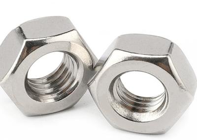 M3 M4 Ferro inoxidável Hexagon Flange Nuts SS304 SS316 A2 A4-80 Metal hex Flange nuts