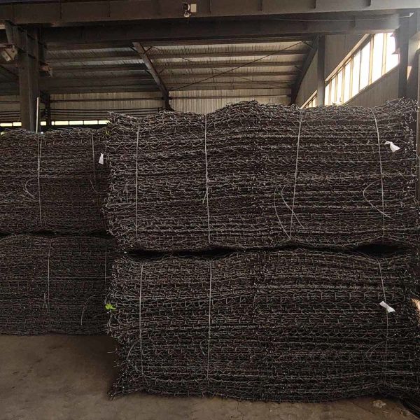 Retaining Wall Galvanized 2x1x1 Gabion Wire Mesh 80x100mm Hexagonal Gabion Box