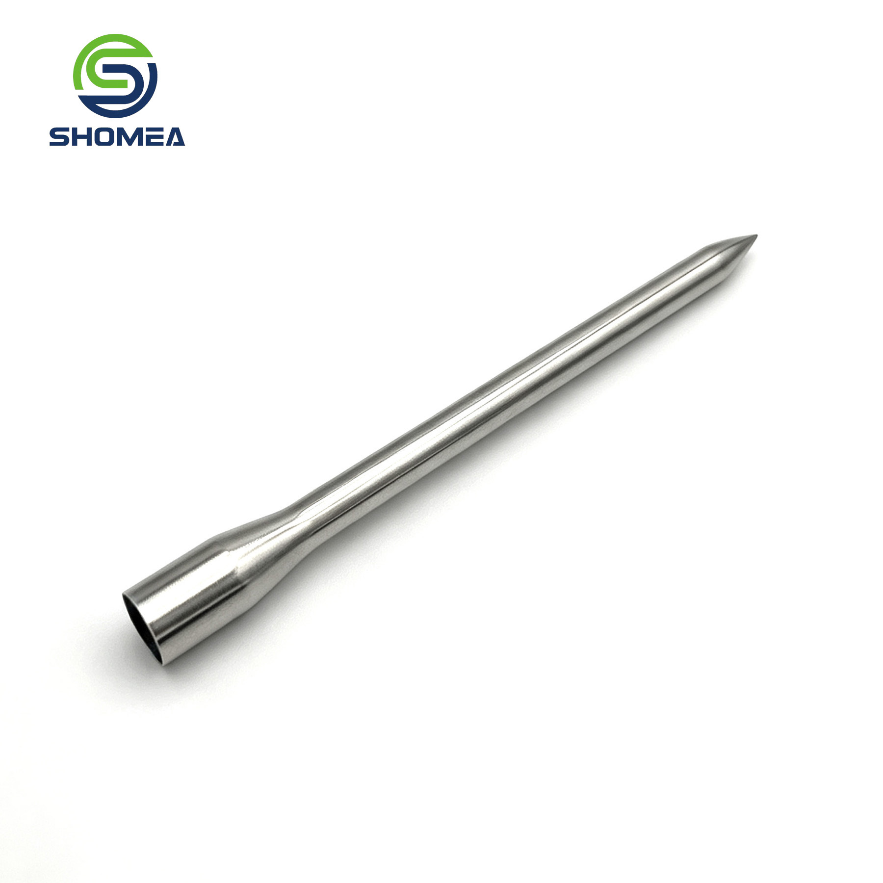 Customized Tapered Tip Hollow Guide Tube With Sharp Conical Head