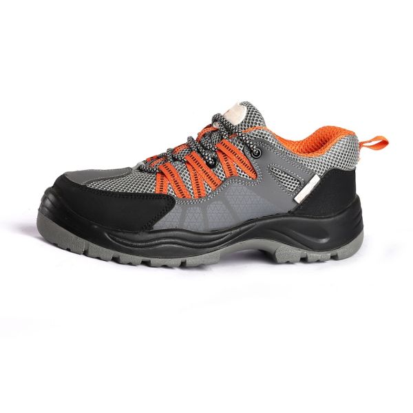 Slip Resistant Steel Toe Low Cut Sport Safety Shoes PU Sole Comfortable EVA Insole Work Boots