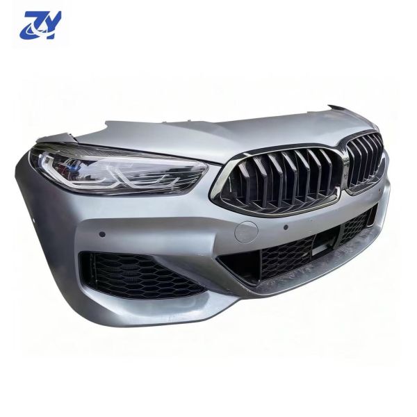 For BMW 8 Series G14 G15 G16 Front Bumper Assembly with Radiator and Hood Car Accessories Car Body System Body Kit