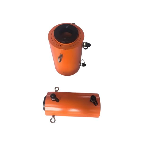 Vérin hydraulique 60T 100T à simple effet en acier