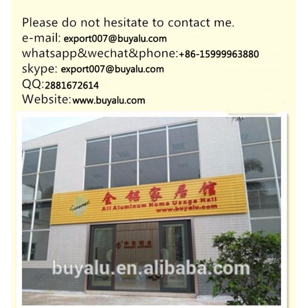 Modern Aluminum Extrusion Profiles Kitchen Cabinets With Marble Table