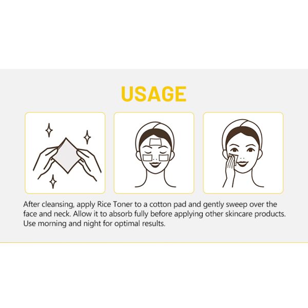 77.8% tonifiant pour le riz Niacinamide éclairant le visage hydratant hydratant doux éclatant la peau tonifiant le visage pour la peau sensible