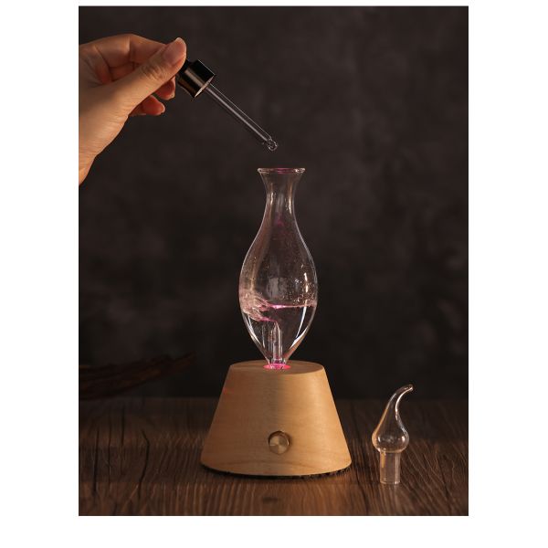 OEM Logo Vintage Real Wooden Aroma Diffuser Ultra Quiet Home Hotel Use Eco Friendly