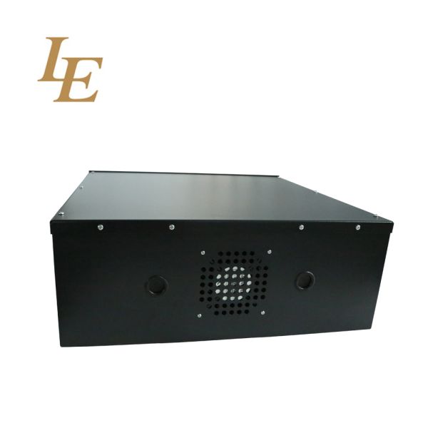 Heavy Duty Steel DVR NVR Lock Box Wall Mount Security Enclosure for CCTV | Surveillance Systems, Ventilated Design with Built-in Cable18 X 18 X 5 DVR/PC Security Lock Box Assembling Bracket