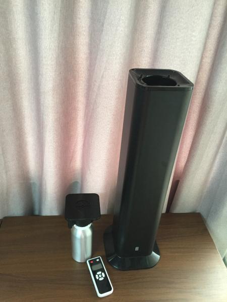 195*195*638mm KTV Night Bar Casino Hotel Scent Diffuser Machine Metal Gold Color Medium Area Use